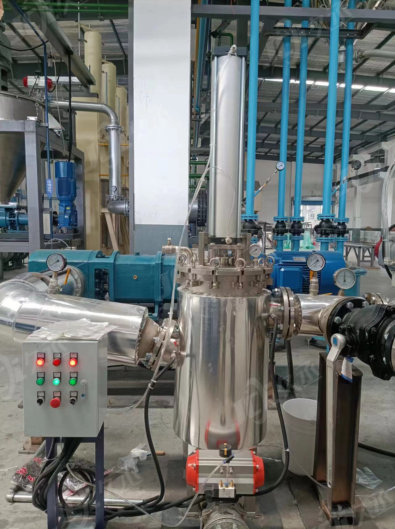 氣缸式自清洗過濾器客戶現場